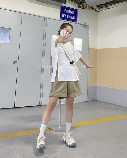 Set áo xẻ+quần short