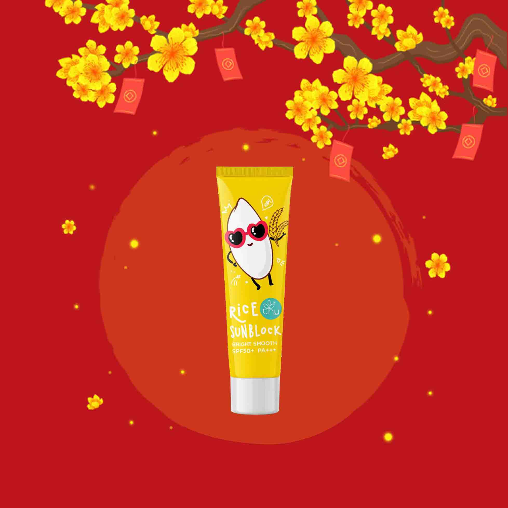 Rice Sunblock Mini (Kem chống nắng vật lý tinh chất gạo) - T.H.Y