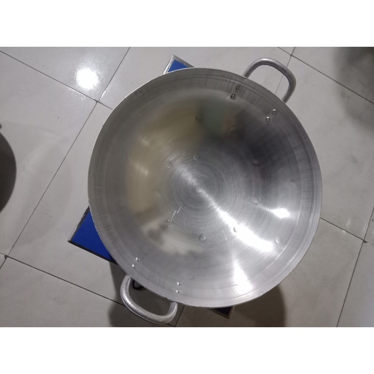 chảo nhôm công nghiệp chuyên dụng cho nhà hàng, khách sạn, bếp ăn tập thể- 45.5cm (1.6kg) (Chảo)