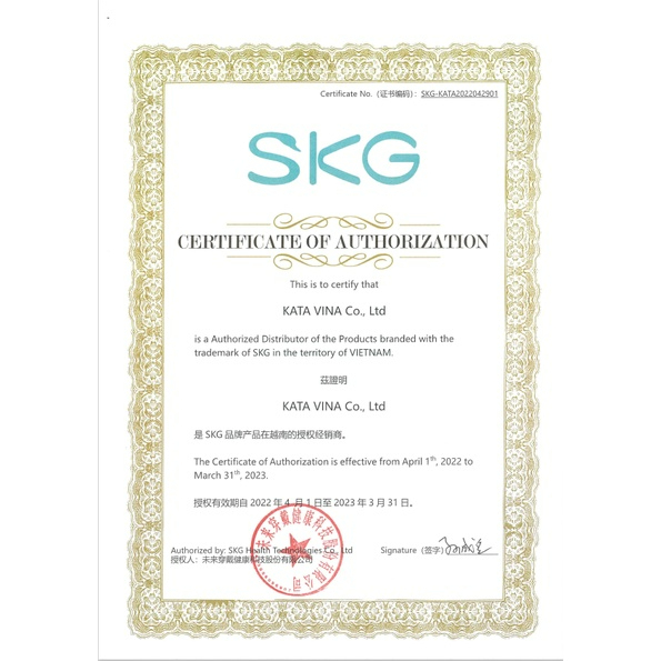 Máy Massage Cổ SKG G7 Pro mát-xa giảm đau cổ do thoái hóa, căng cơ cổ với Xung điện và Chườm nóng Hồng Ngoại