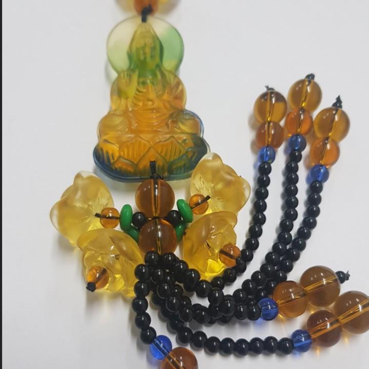 Sản phẩm Khánh Ngọc Quan Thế Âm Bồ Tát Phong Thủy Treo Trên Xe Hơi, ô Tô PT-01