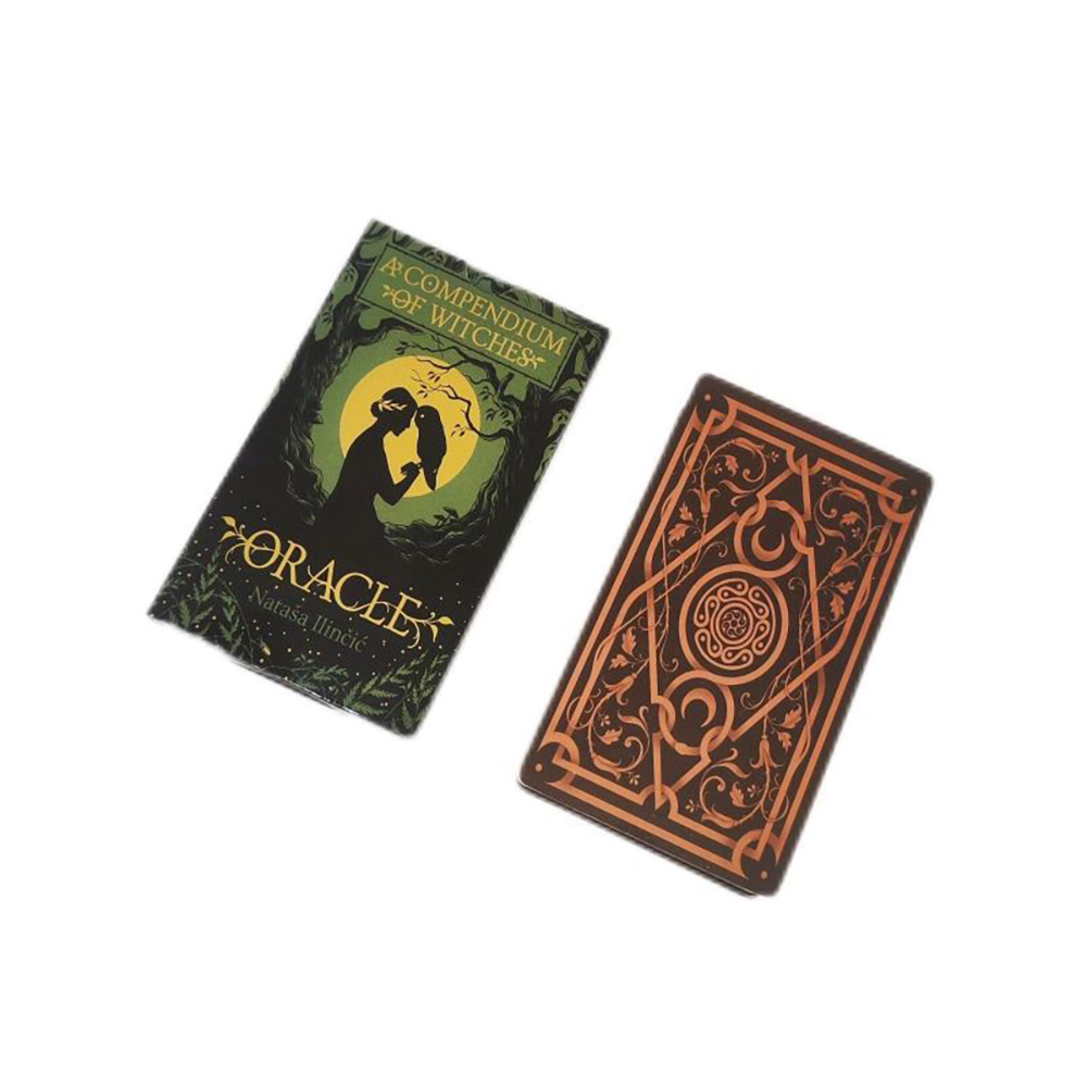 [Size Gốc] Bộ bài A Compendium Of Witches Oracle 7x12 Cm đá thanh tẩy