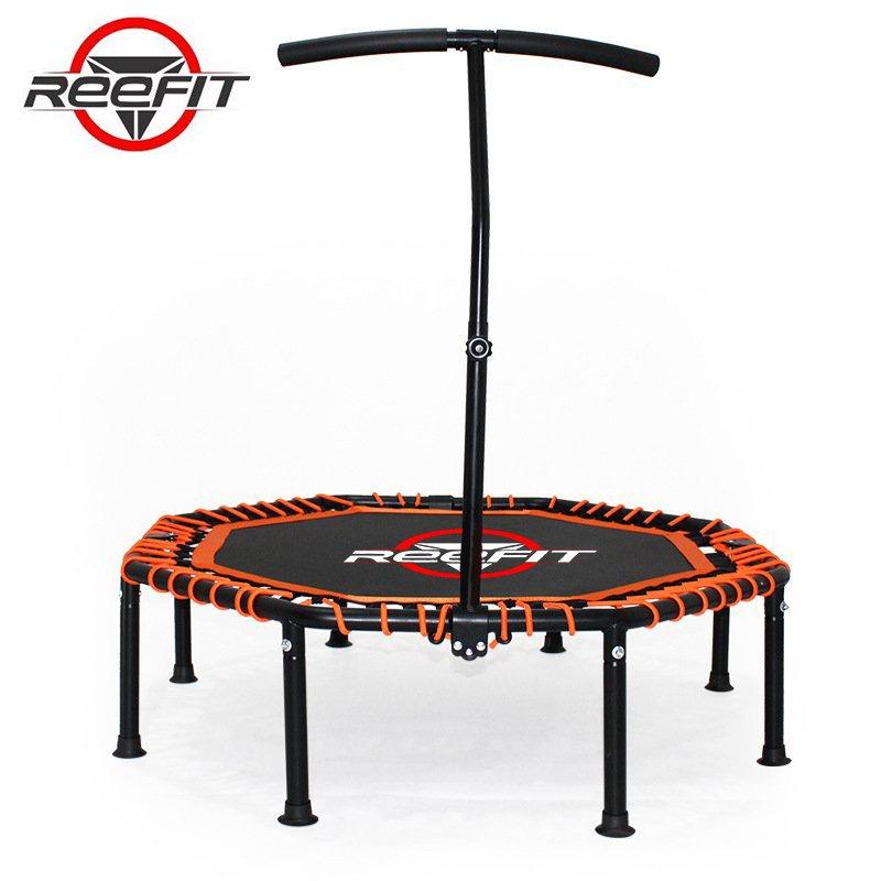 Sàn nhún thể thao Trampoline Reefit có tay vịn chữ T dùng cho phòng Gym RF-51002