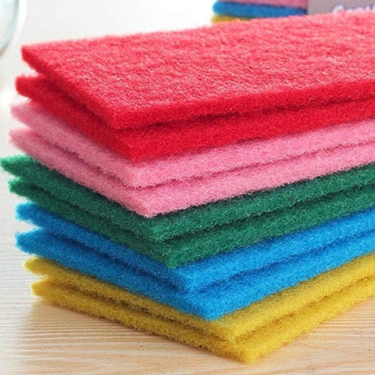 COMBO 10 MIẾNG RỬA CHÉN BỌT BIỂN NHIỀU MÀU