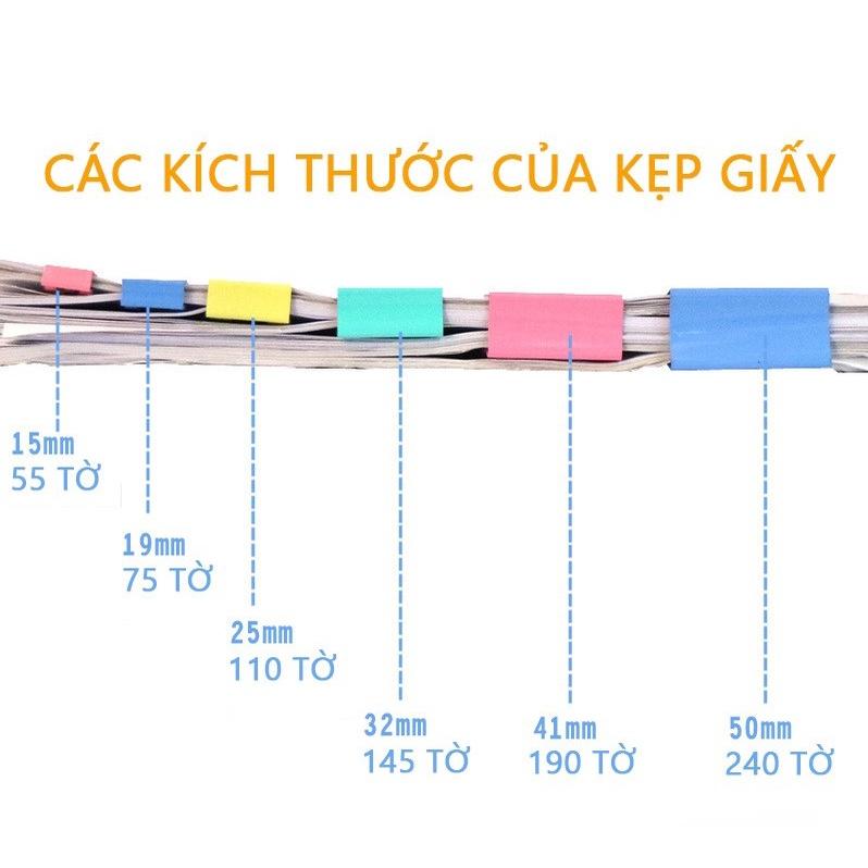 Kẹp bướm màu - Kẹp giấy - Kẹp sắt màu