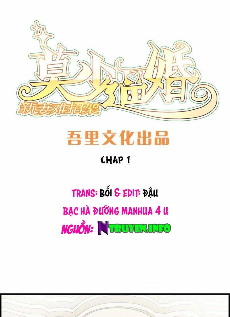 mạc thiếu bức hôn: vợ mới khó chống đỡ chapter 1 1