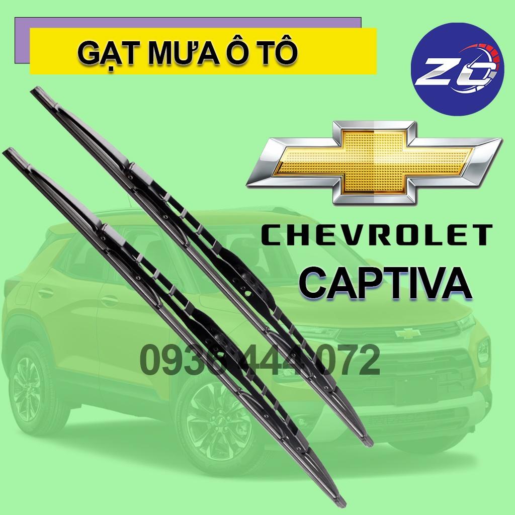 Gạt mưa xe ô tô Chevrolet Captiva (2006-2022) siêu sạch , cần gạt nước mưa thanh xương sắt lưỡi silicon bền đẹp