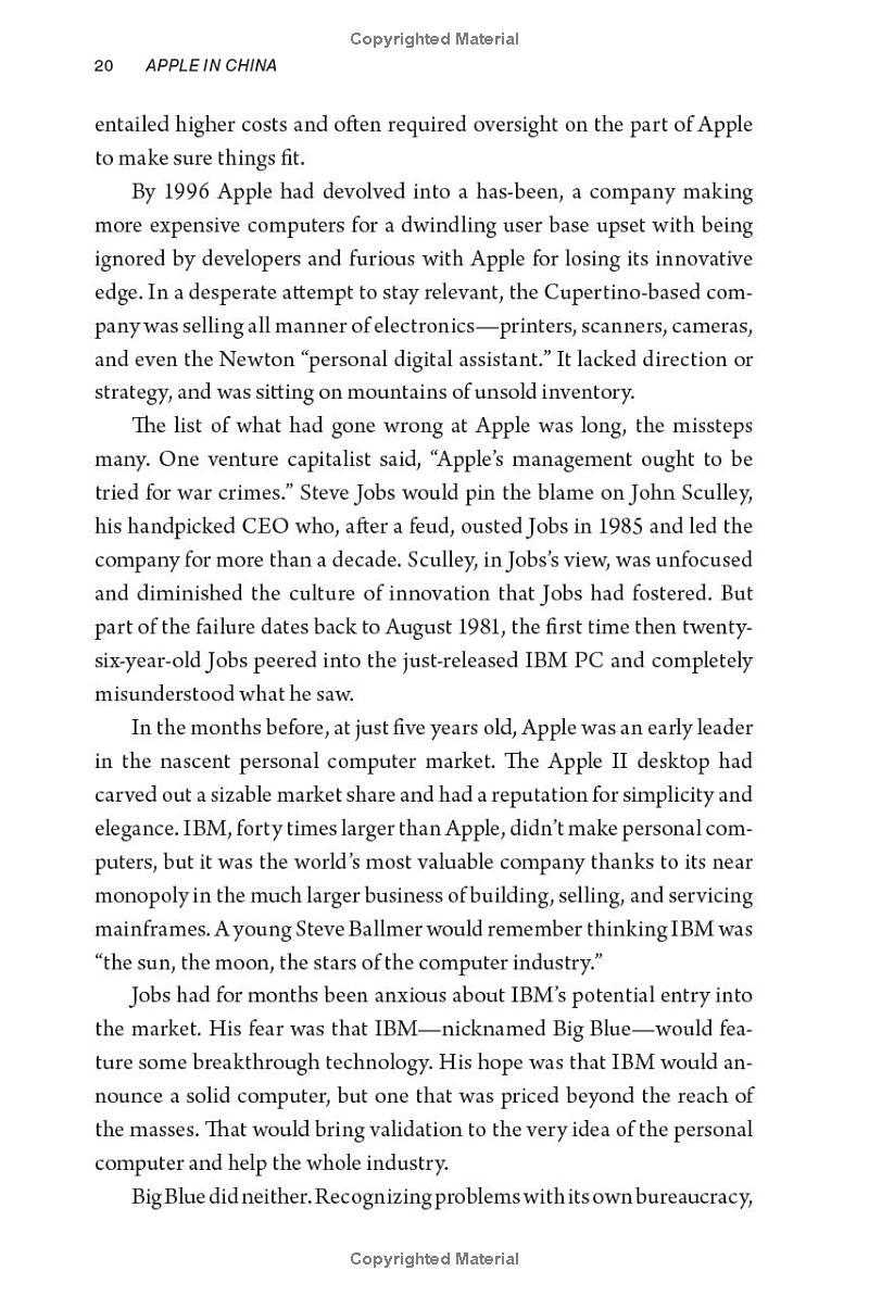 Sách ngoại văn: Apple In China - The Capture Of The World's Greatest Company (Hardback)