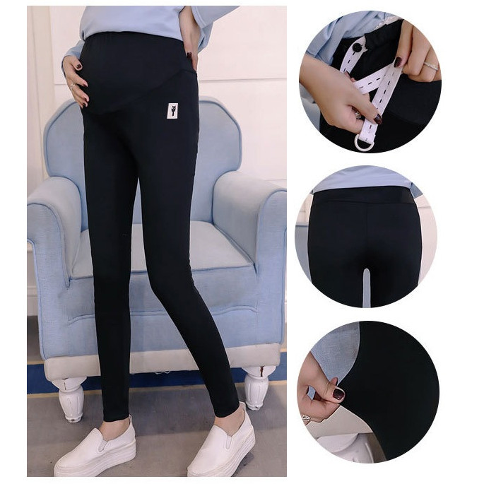 Quần bầu Legging Mèo chất liệu cotton pha thun co giãn tối đa vô cùng mềm mại và êm ái