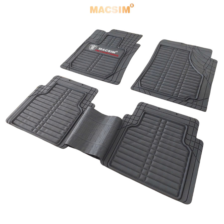 Thảm lót sàn ô tô phổ quát Macsim màu xám