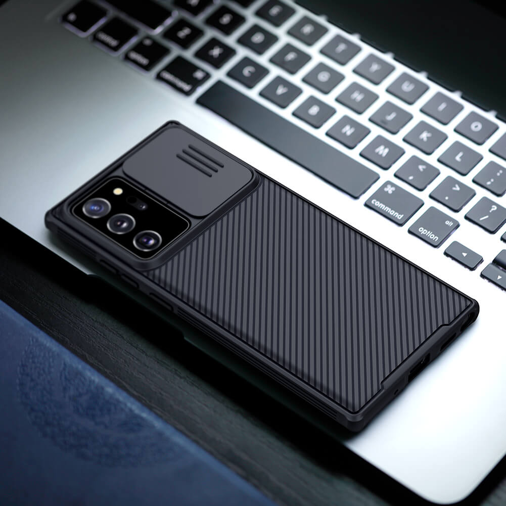 Ốp lưng cho Galaxy Note 20/ Note 20 Ultra bảo vệ camera Nillkin CamShield - Hàng chính hãng