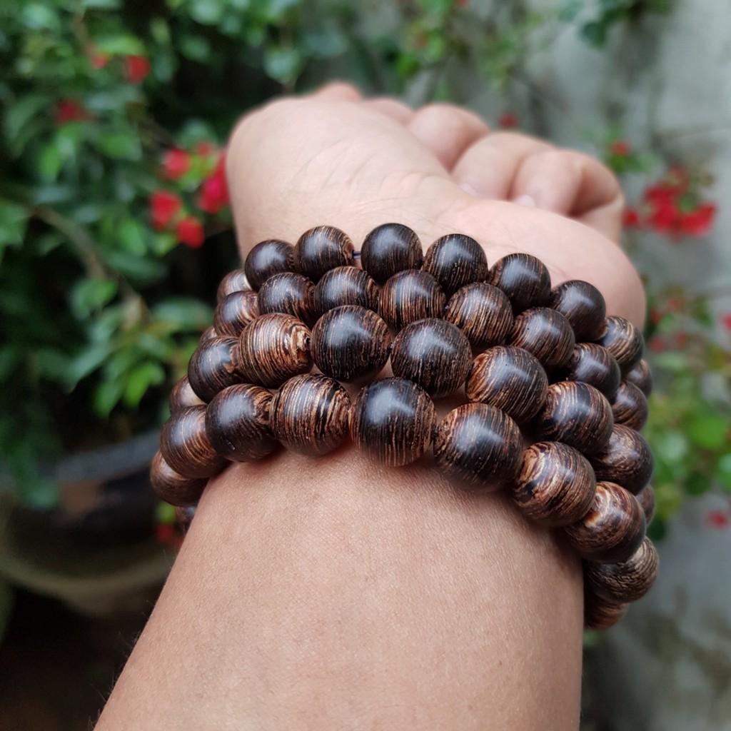 Vòng tay trầm hương️ PHONG THỦY ️ sánh chìm nước hạt tròn 10,12 ly