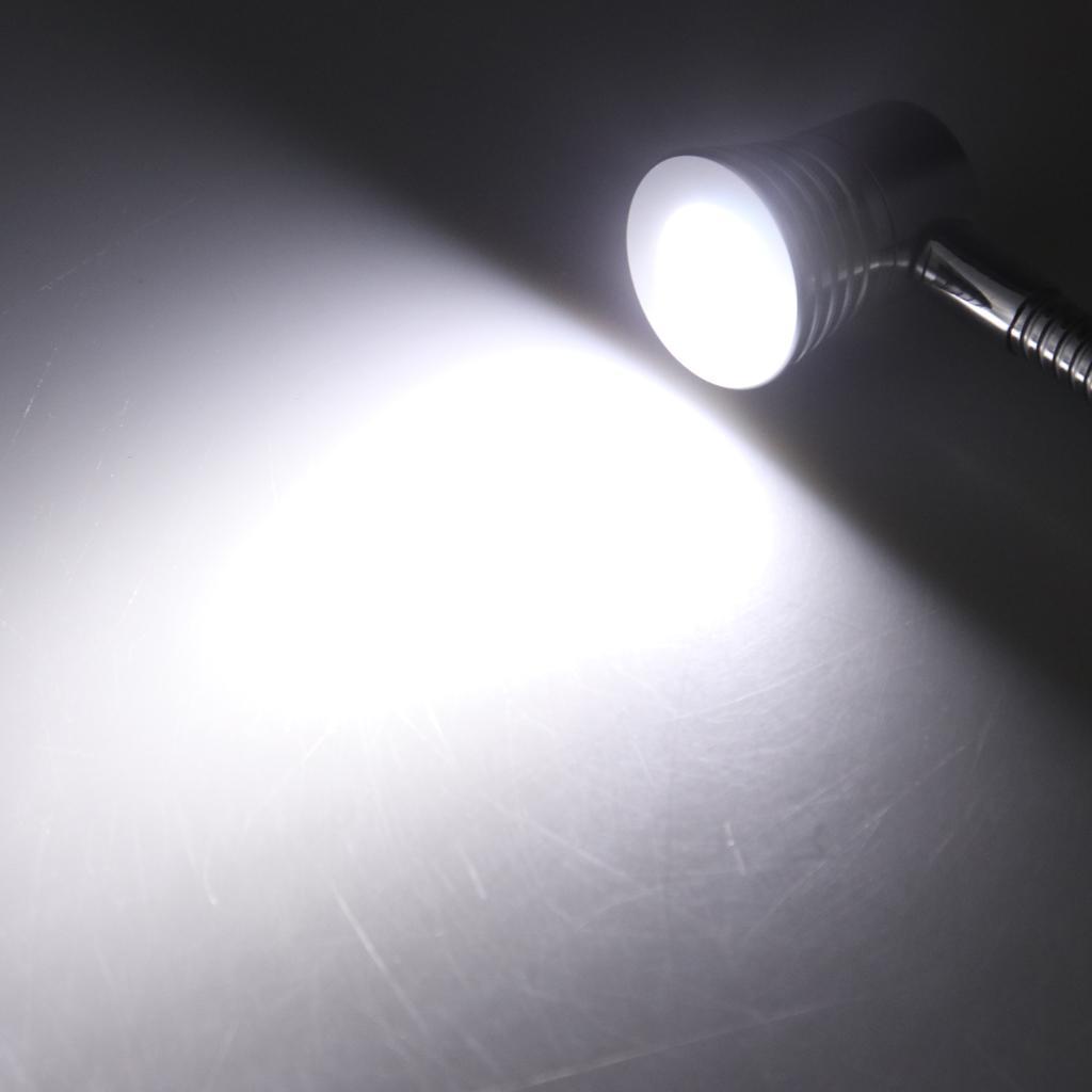 12V 2W Boat LED Reading Lights Gooseneck Interior Desk Lamp