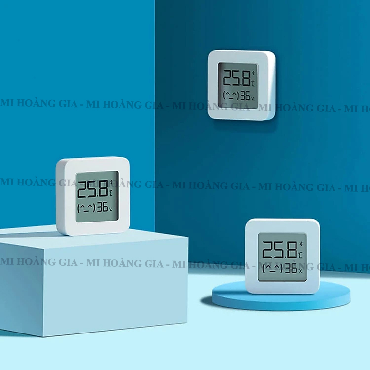 Nhiệt ẩm kế Bluetooth Xiaomi Mi Temperature and Humidity Monitor 2 NUN4126GL LYWSD03MMC - Hàng chính hãng