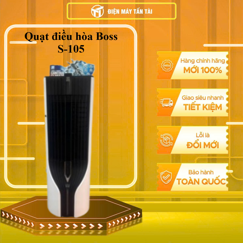 S-105 - Quạt điều hòa Boss 120w S-105 - HÀNG CHÍNH HÃNG - GIAO HCM
