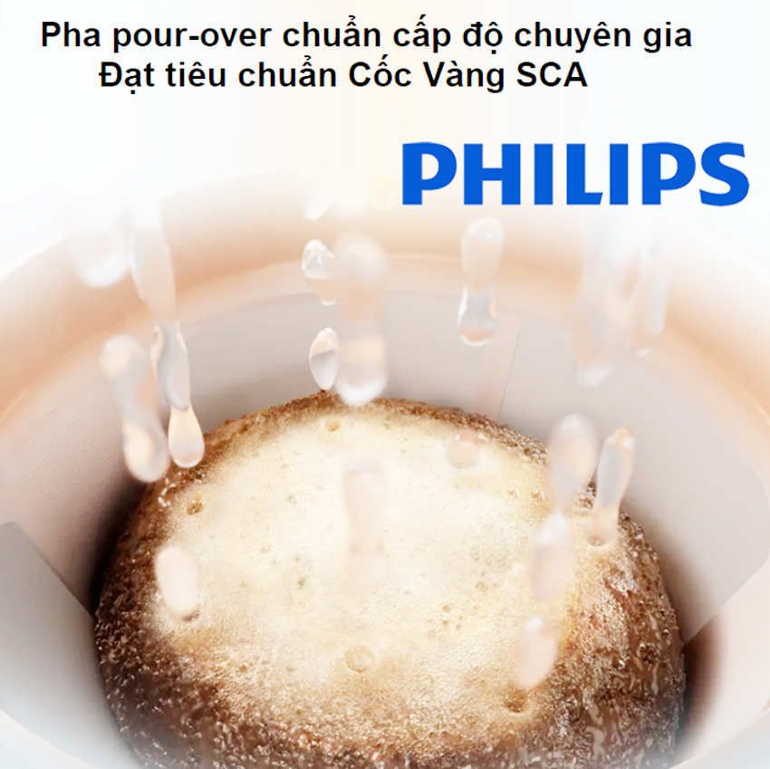 Máy pha cà phê Drip nhỏ giọt thương hiệu Hà Lan cao cấp Philips Morgen HD7781/90 - Hàng nhập khẩu