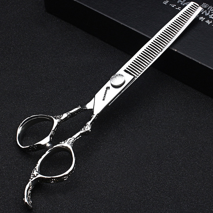 Kéo Cắt Tóc 7 inch Cao Cấp Sha ronds- Kéo cắt tỉa tóc 7 inch dùng cho Salon Bao gồm bao da