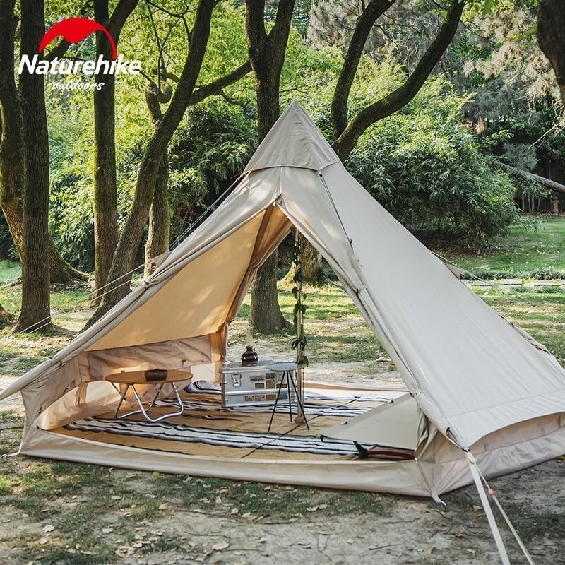 Lều Dã Ngoại Glamping NatureHike Brighten 6.4 Chống Nắng NH20ZP004