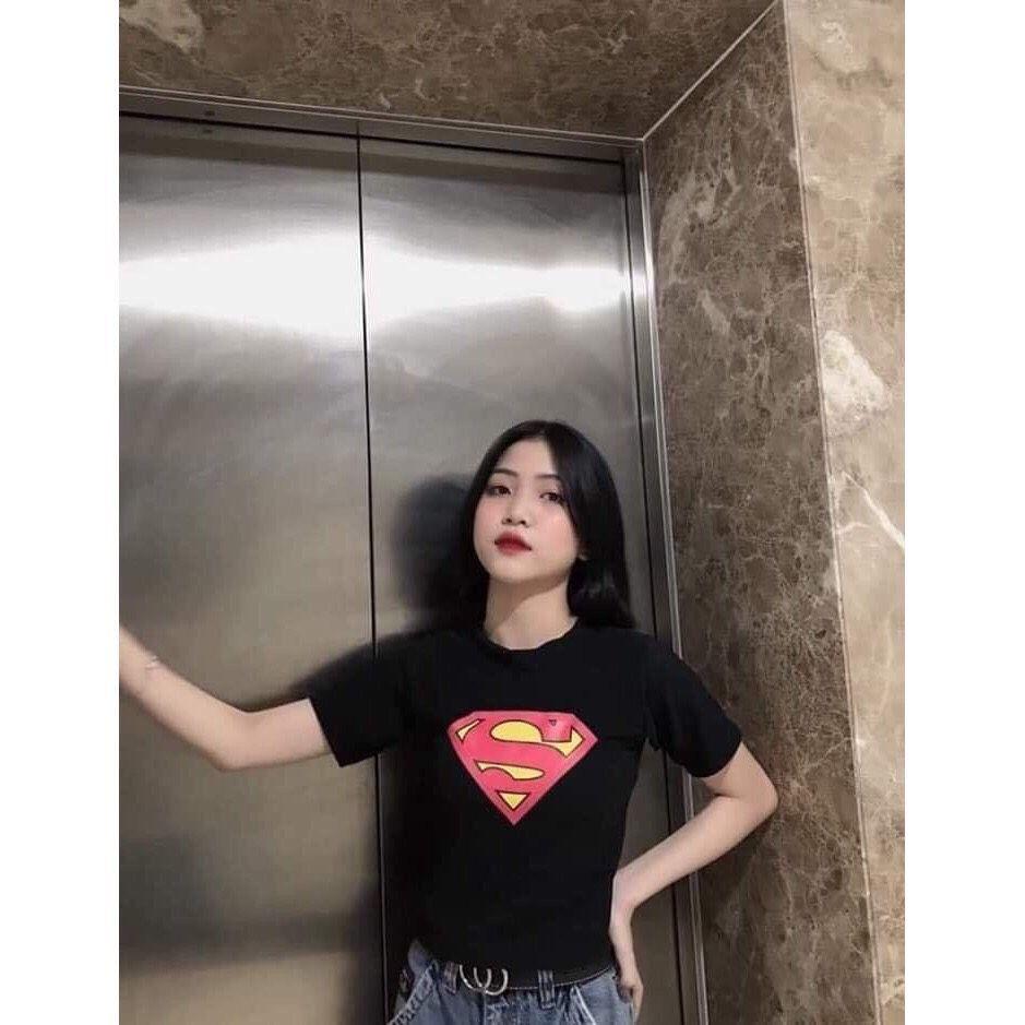 Áo Croptop Superman
