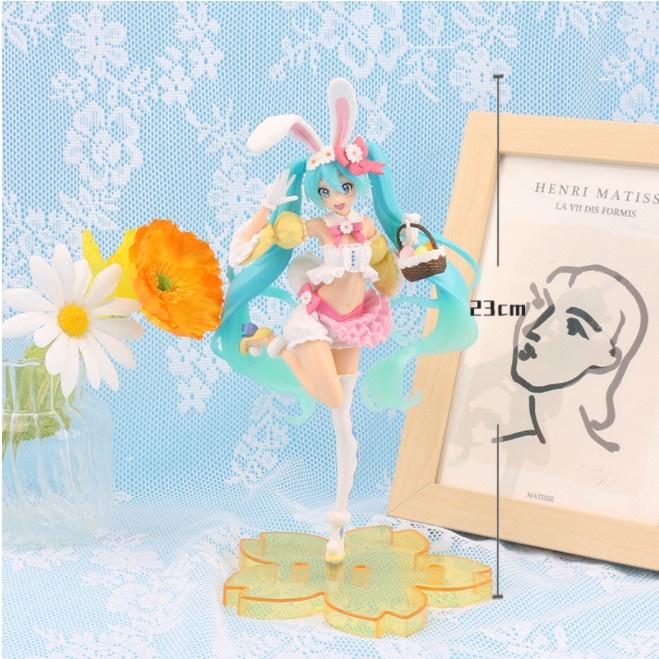 Mô hình nhân vật Hatsune Miku Tai Thỏ