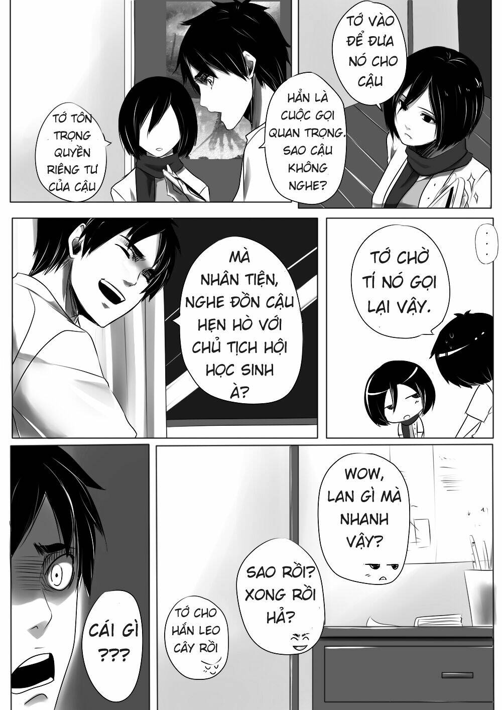 tấn công người khổng lồ - doujinshi lemi chapter 2 9