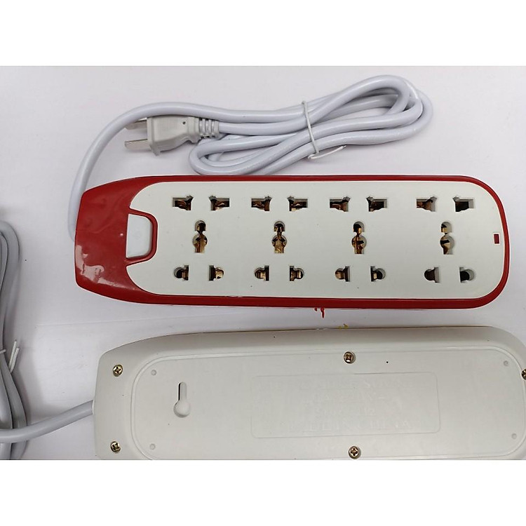 Ổ Cắm Điện 8 Ổ Cắm Thông Minh Chống Giật 2500W 10A Dây Dài 1.4m