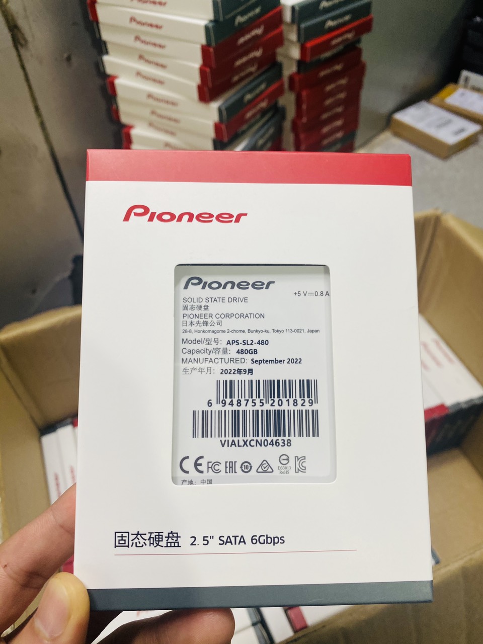 Ổ Cứng SSD SATA III Pioneer 120GB 2.5'' . Hàng Chính Hãng - Bảo hành 36 tháng lỗi 1 đổi 1