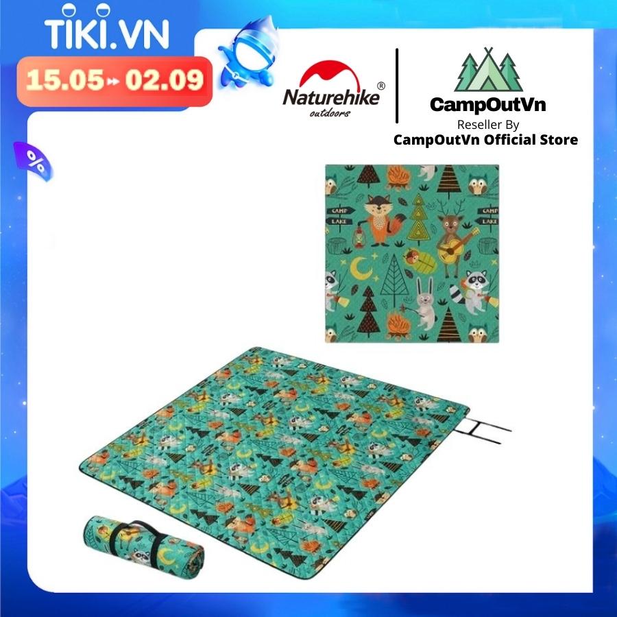 Đồ cắm trại thảm trải Naturehike campoutvn du lịch dã ngoại NH19C024-Z xếp gấp gọn chống nước dễ vệ sinh A126