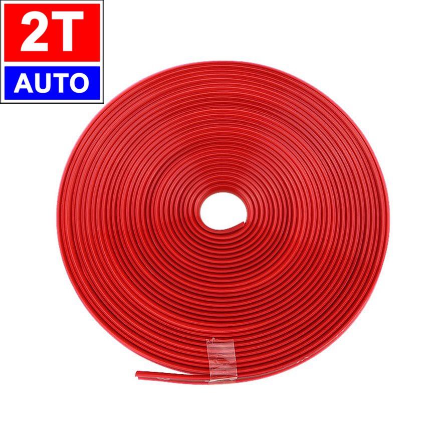 Cuộn dây chỉ viền sợi dán trang trí và bảo vệ vành mâm lazang ô tô xe hơi cao cấp dài 8M SKU: 163