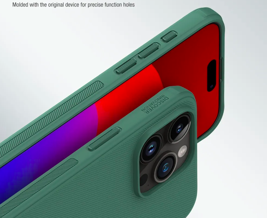 Ốp lưng cho iPhone 15 pro / 15 Pro Max hiệu Nillkin Frosted Shield Pro chống sống chống vân tay - Hàng nhập khẩu