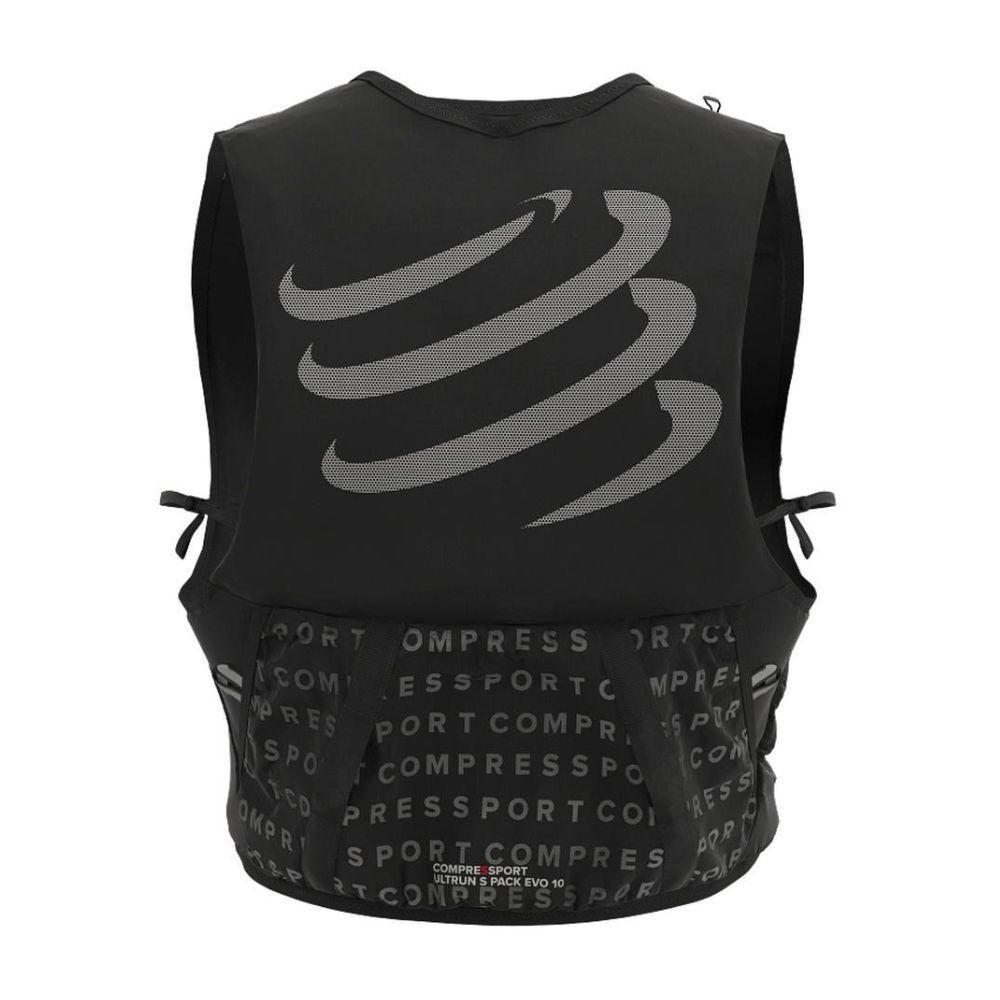 Vest Nước Chạy Trail Compressport UltRun S Pack Evo 10 - Black