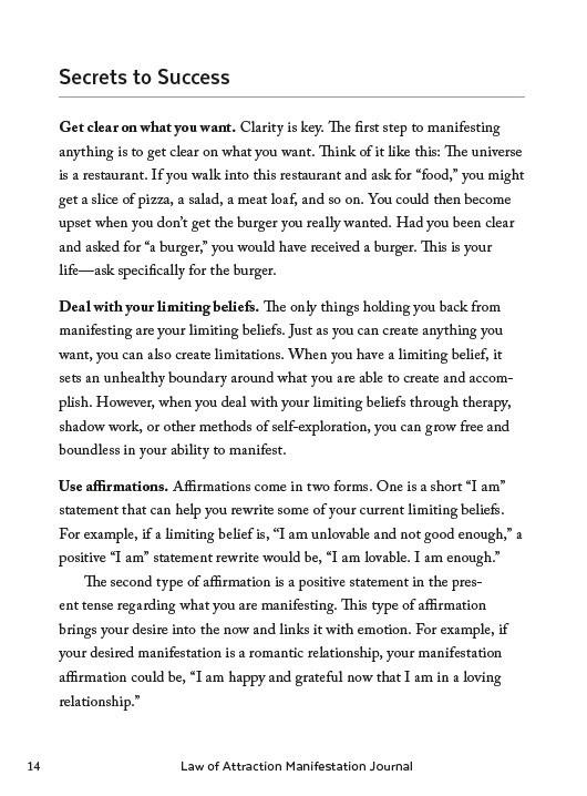 Sách - Law of Attraction Manifestation Journal : A Guided Journal for Manifesting Y by Latha Jay