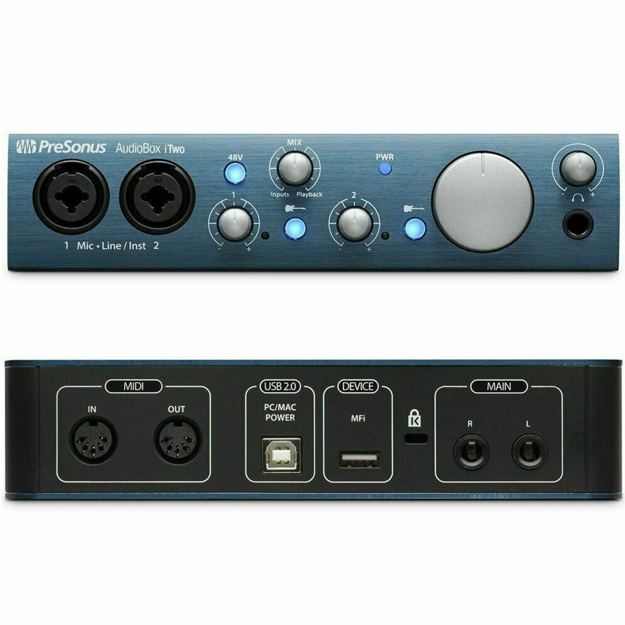 Sound card presonus itwo audiobox - thu âm hát live