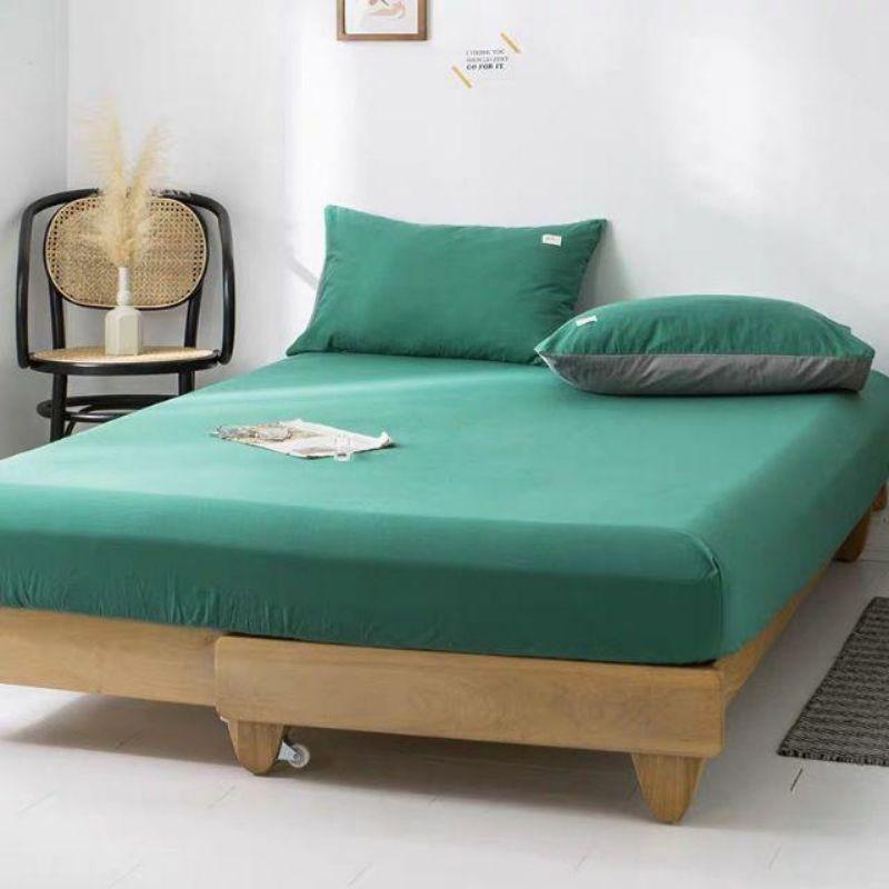 Ga Giường Cotton Tici Nhập Khẩu Phong Cách Hàn Quốc, Nhiều Màu, Đủ Size