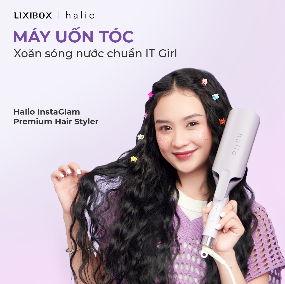 Box Răng Sáng Tóc Xinh - Glam On The Go - Purple Edition