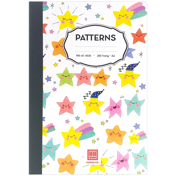 Sổ Ghi Chép Patterns 200 Trang A4 4530 - Mẫu 3 - Màu Trắng