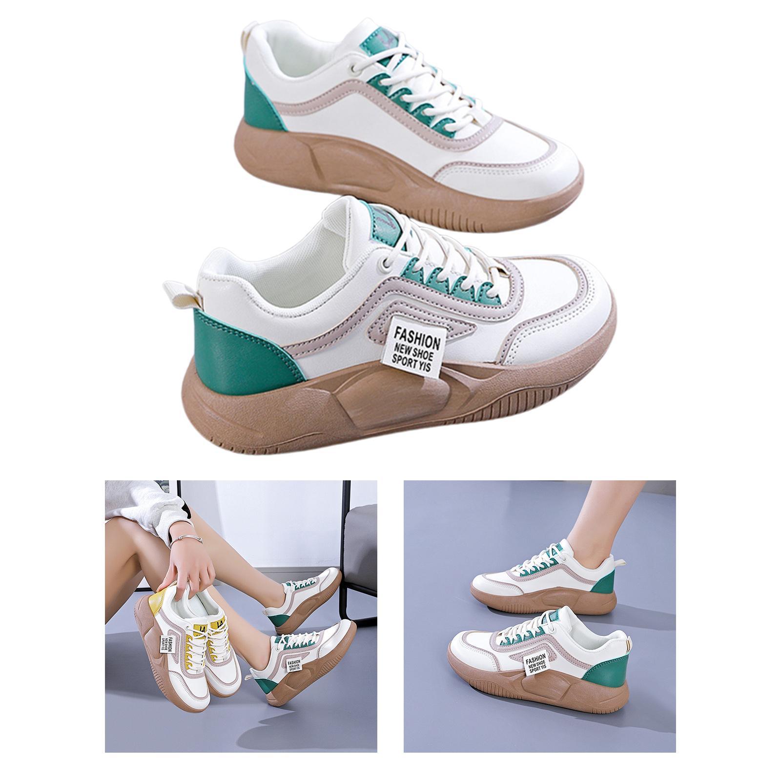 Thick Soled Women Casual Sneakers Nonslip Fashion Breathable Sports Shoes for Running