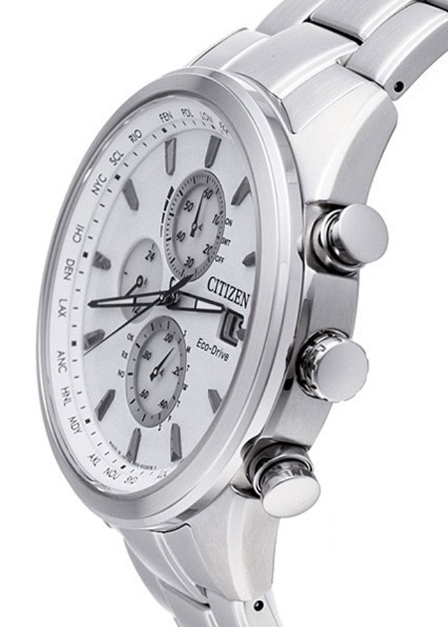 Đồng Hồ Nam Citizen Dây Thép Không Gỉ AT8015-54A - Mặt Trắng