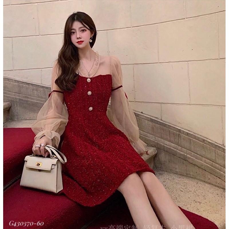 Váy tiểu thư thiết kế khoá cho con bú ẢNH THẬT SHOP CHỤP