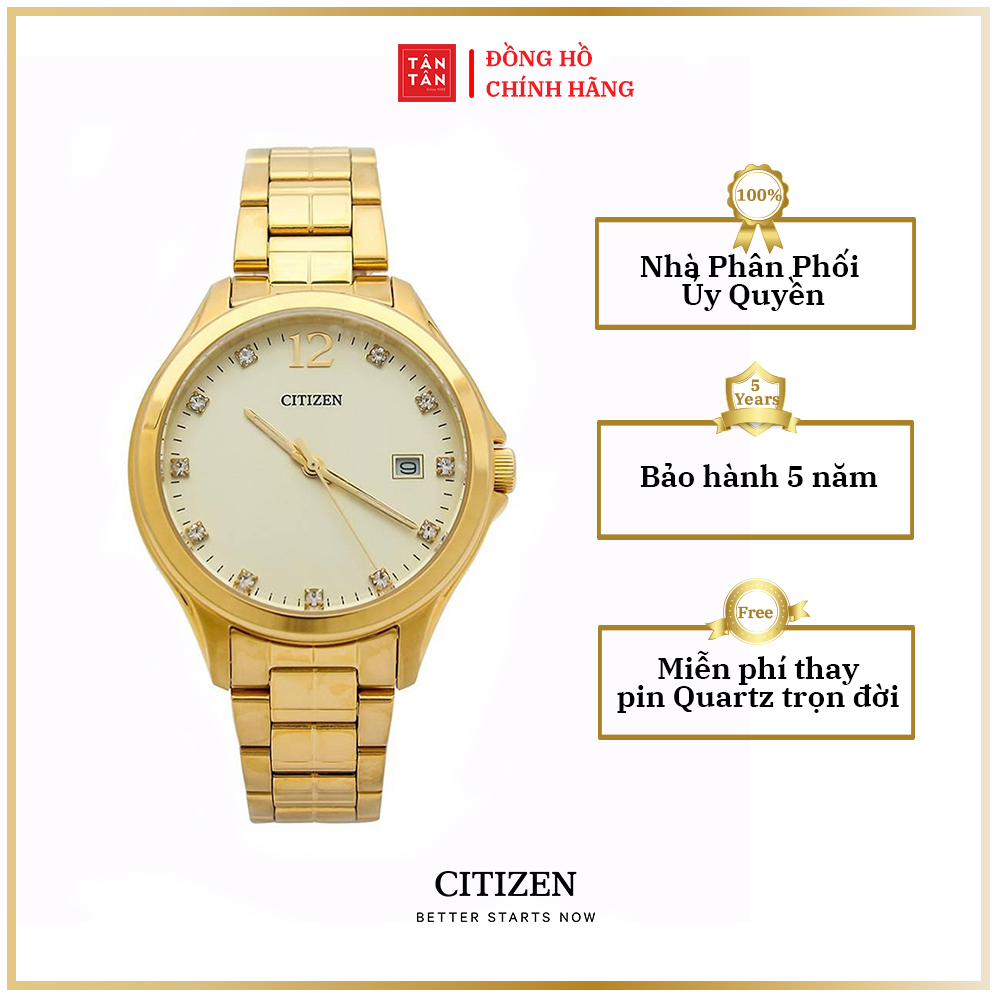 Đồng hồ Nữ Citizen Quartz EV0052-50P 36mm