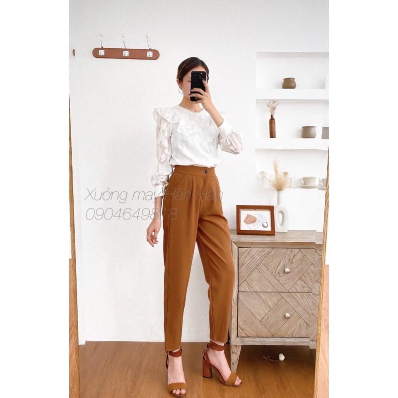 Quần baggy công sở chun sau