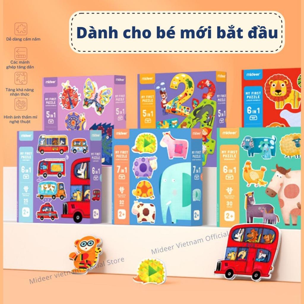 Đồ Chơi Ghép Hình Cho Bé Mideer My First Puzzle Animals in the Forest Mideer