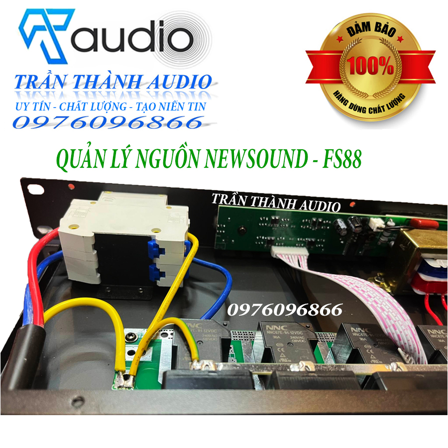 Quản lý nguồn dàn âm thanh gia đình Newsound Model FS88 hàng chính hãng nhập khẩu 2023 có chế độ lọc nguồn bảo hành 12 tháng