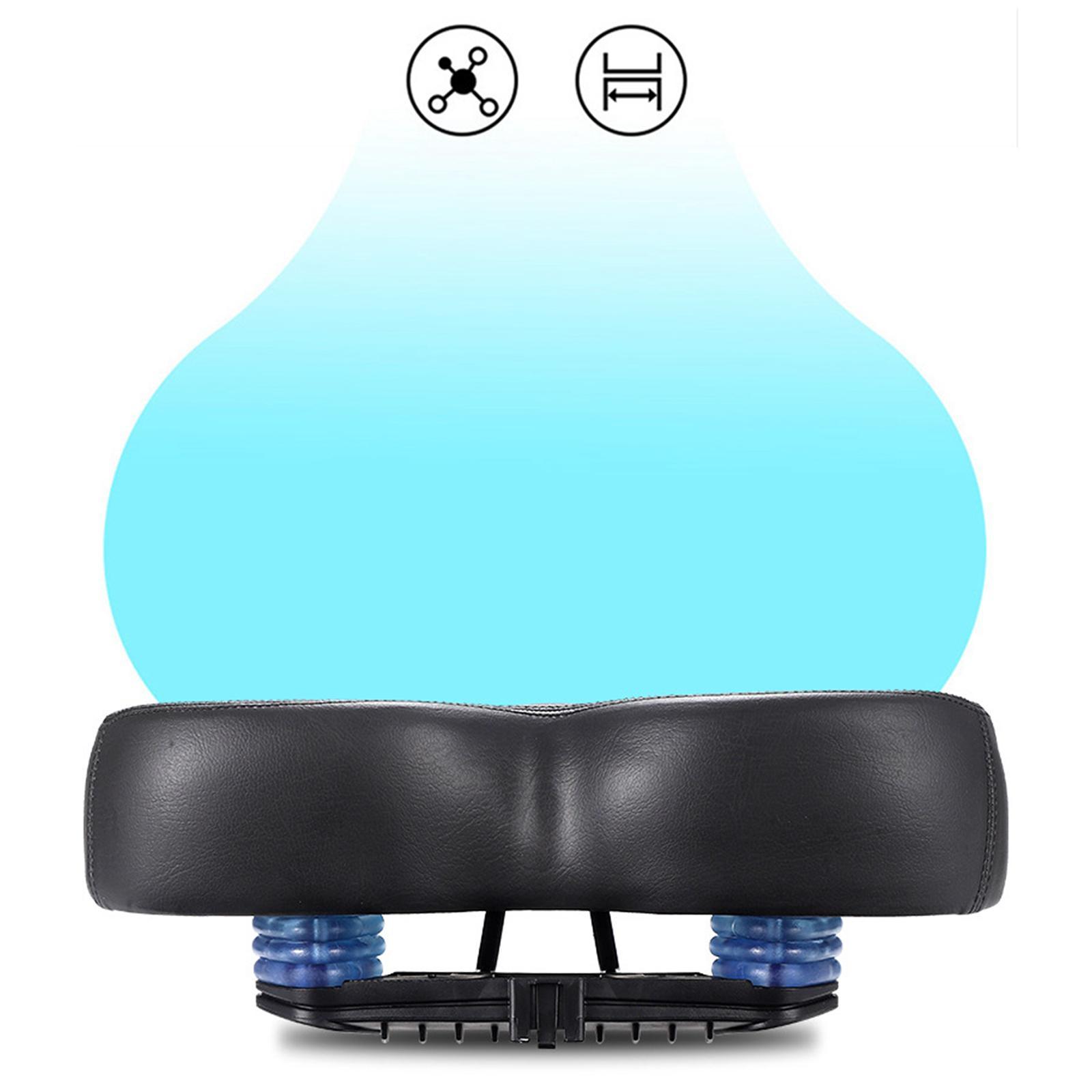 Dual Pad Bike Cushion Wide Comfort Saddle Seat Pad