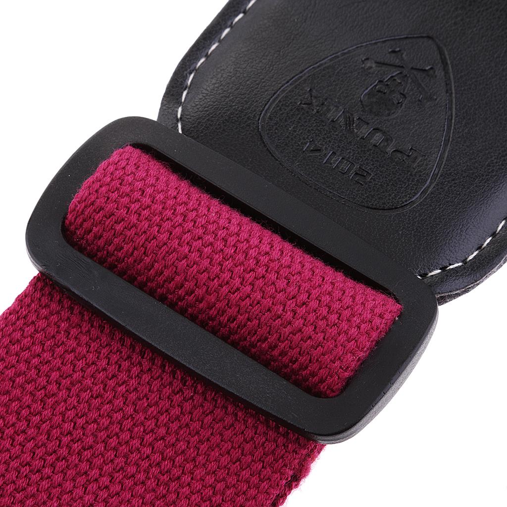 Portable Adjustable Guitar Strap with PU Leather Ends for Folk/Classical/Electric Guitar Bass Accessory Parts