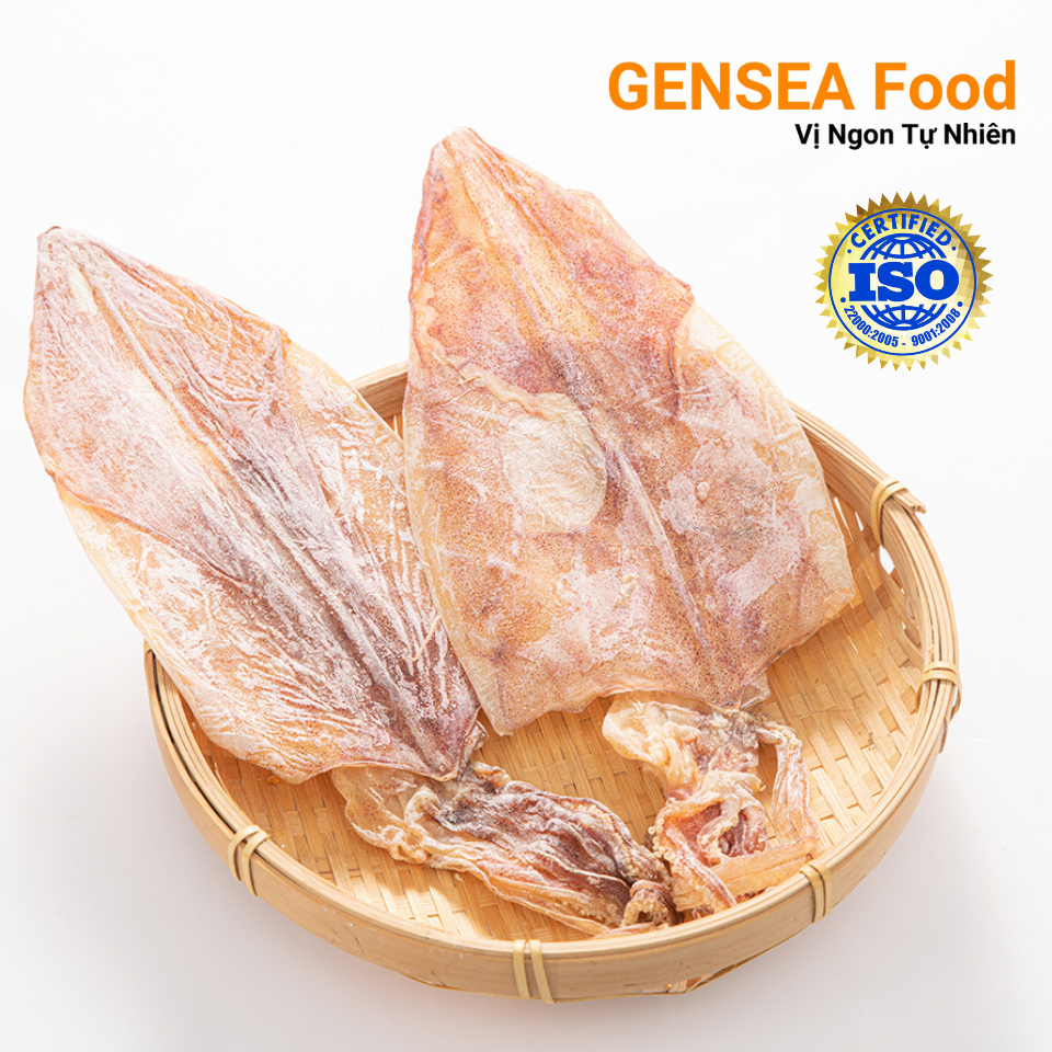 Mực Khô Câu Phú Quý GENSEA Food G1016 - 300G Thượng Hạng Không Chất Bảo Quản Ngọt Tự Nhiên