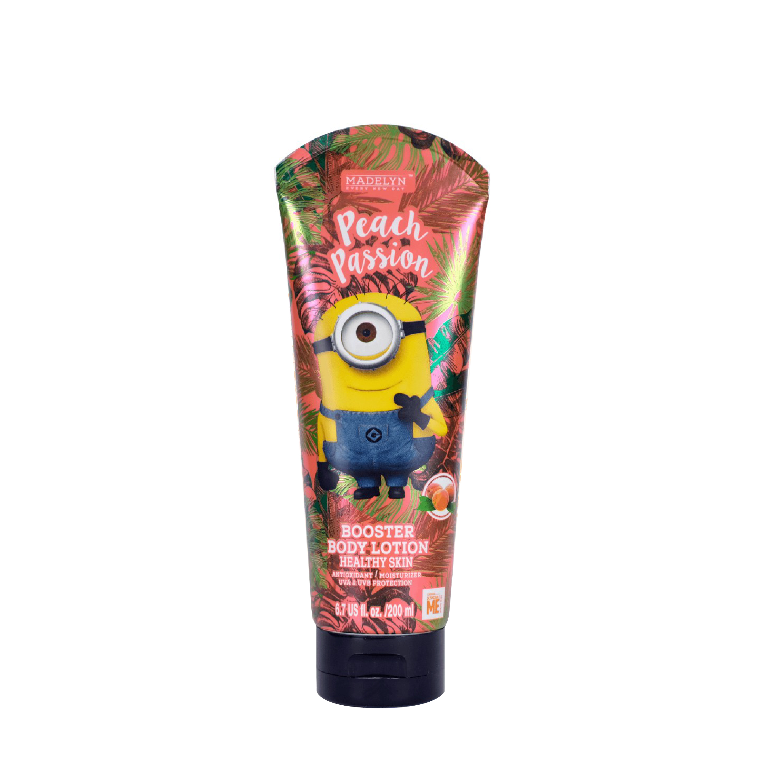 Sữa Dưỡng Thể Dành Cho Da Khô Hương Đào Tươi (MADELYN MINION BOOSTER BODY LOTION PEACH PASSION) 200ml