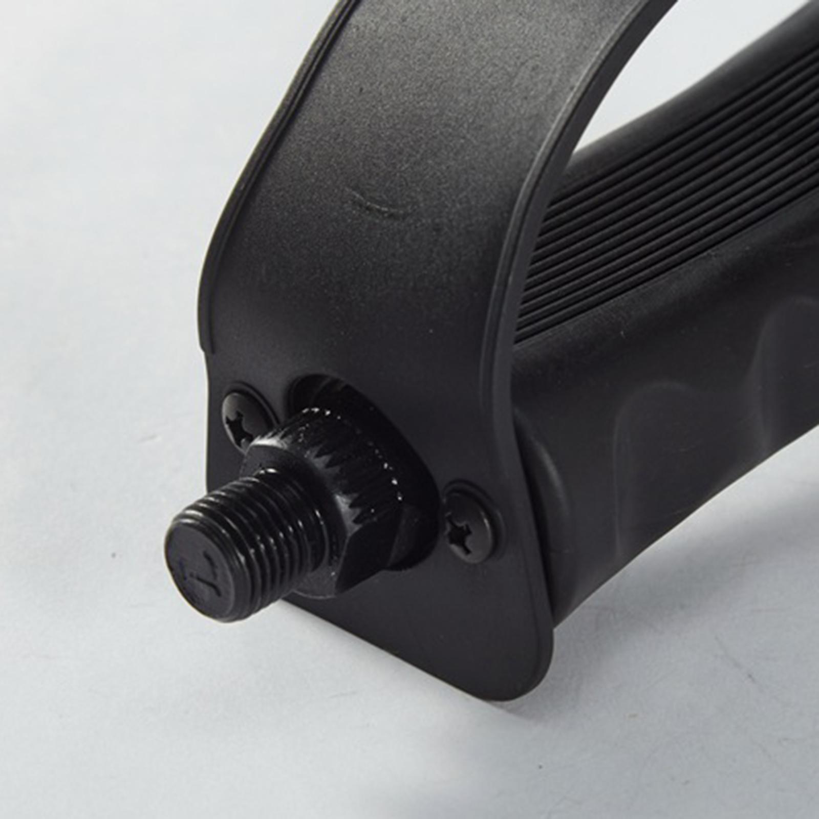 Exercise Bike Pedals with Straps 9/16'' or 1/2'' Non Slip Platform Pedal