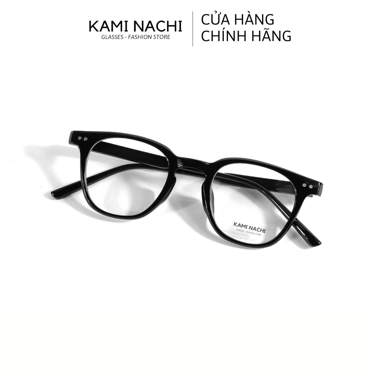 Gọng kính nhựa dáng vuông bầu KAMI NACHI phong cách Âu Mỹ Z3333