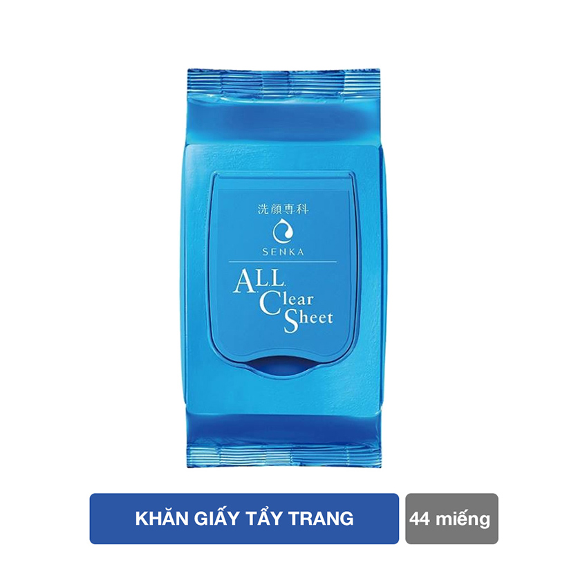 Khăn giấy tẩy trang SENKA CLEANSING SHEET - 44 sheets